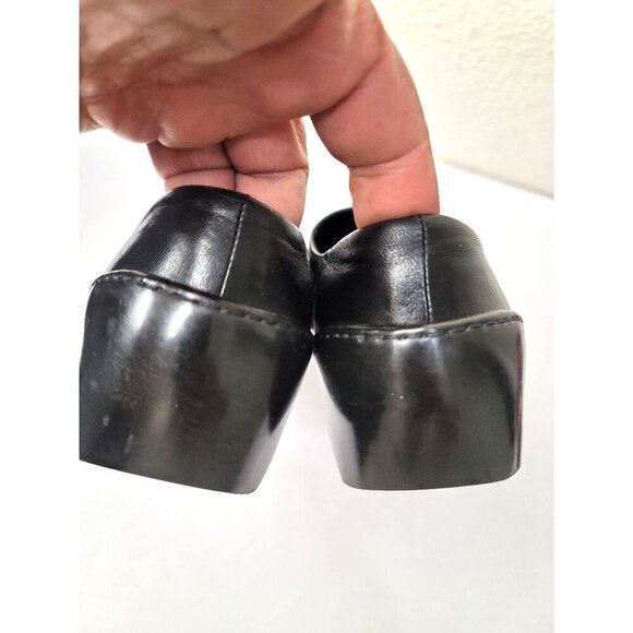 Cole Haan Women's Leather Slip-On Shoes Size 7 B Black Comfortable Casual Wear - Picture 4 of 10